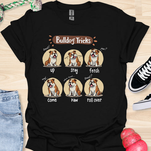 Bulldog tricks - V2 - Happy Smiley T-Shirt